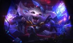 Super Galaxy Gnar Splash Art HD 4k 6k Wallpaper Background Official Art Artwork League of Legends lol