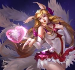 Star Guardian Ahri by 鹿鹿鹿小山 HD Wallpaper Background Fan Art Artwork League of Legends lol