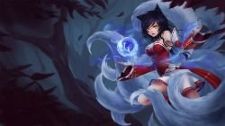 Ahri by Kairui League of Legends Artwork Wallpaper lol