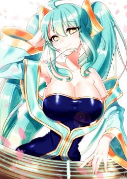 Sona by RAMUNE HD Wallpaper Background Fan Art Artwork League of Legends lol
