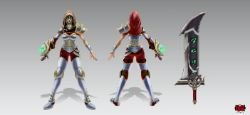 Redeemed Riven Concept by The-Bravo-Ray League of Legends Artwork Wallpaper lol