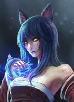 Ahri by sgfw League of Legends Artwork HD Wallpaper lol Fan ArtFan Art Artwork