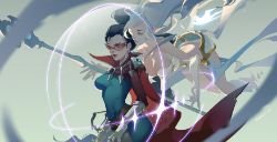 Vayne & Janna by 七1三 HD Wallpaper Background Fan Art Artwork League of Legends lol