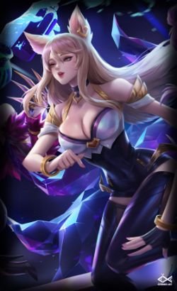 K/DA Ahri by Citemer HD Wallpaper Background Fan Art Artwork League of Legends lol