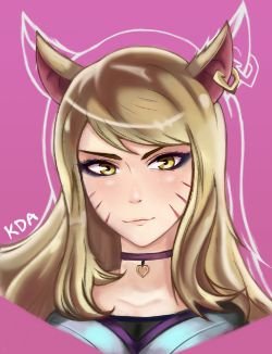 K/DA Ahri by KAY-LEB HD 4k Wallpaper Background Fan Art Artwork League of Legends lol