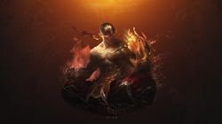God Fist Lee Sin by Platna HD Wallpaper Fan Art Artwork League of Legends lol (2)