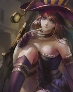 Caitlyn by 風の行者 HD Wallpaper Artwork Fan Art League of Legends lol