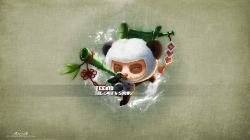 Panda Teemo by xRazerxD (2) HD Wallpaper Fan Art Artwork League of Legends lol