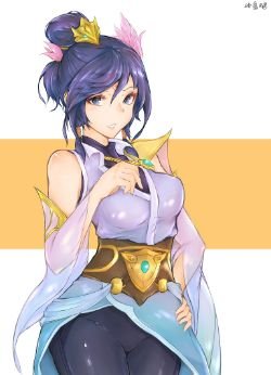 Soaring Sword Fiora by 사슴맨 HD Wallpaper Background Fan Art Artwork League of Legends lol