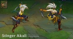 Stinger Akali Concept (2) HD Wallpaper Background Official Art Artwork League of Legends lol