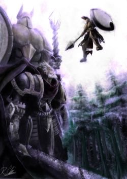 Garen Vs Pantheon by RazerChris HD Wallpaper Fan Art Artwork League of Legends lol