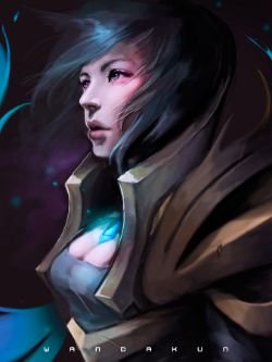 Dawnbringer Riven by WANDAKUN HD Wallpaper Background Fan Art Artwork League of Legends lol