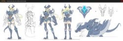 Championship Shyvana Sketches by madspartan013 League of Legends Artwork Wallpaper lol