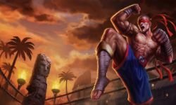 Muay Thai Lee Sin Splash Art 4k HD Wallpaper Official Artwork League of Legends lol