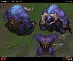 Alistar VU Concept by Yideth League of Legends Artwork Wallpaper lol (2)