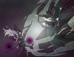 Karthus Vs Syndra by kjlbs HD Wallpaper Fan Art Artwork League of Legends lol