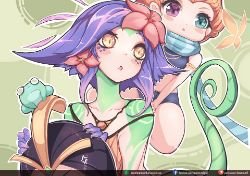 Neeko & Zoe by 神之豆腐 HD Wallpaper Background Fan Art Artwork League of Legends lol