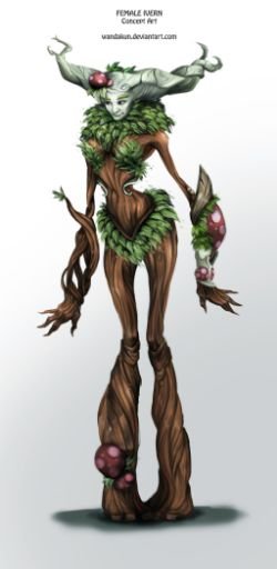 Female Ivern by WANDAKUN Gender Swap Bend HD Wallpaper Fan Art Artwork League of Legends lol