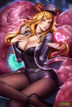 Popstar Ahri by citemer HD Wallpaper Fan Art Artwork League of Legends lol