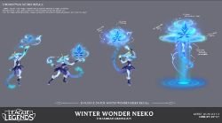Winter Wonder Neeko Concept by Julian del Rey (3) HD Wallpaper Background Official Art Artwork League of Legends lol