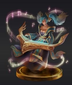Sona by Hozure HD Wallpaper Fan Art Artwork League of Legends lol