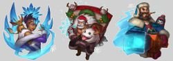 Santa Braum, Snow Day Graves & Winder Wonder Karma by VegaColors HD Wallpaper Artwork Fan Art League of Legends lol