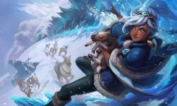 Freljord Taliyah Splash Art HD 4k 6k Wallpaper Background Official Art Artwork League of Legends lol