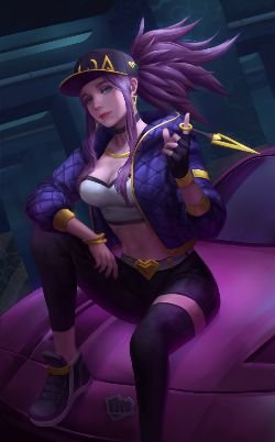 K/DA Akali by jacknguyenart HD Wallpaper Background Fan Art Artwork League of Legends lol