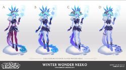 Winter Wonder Neeko Concept by Julian del Rey (4) HD Wallpaper Background Official Art Artwork League of Legends lol