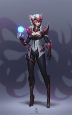 Challenger Ahri Concept by Zeronis League of Legends Artwork Wallpaper lol