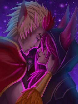 Xayah & Rakan by katamakrafts HD Wallpaper Fan Art Artwork League of Legends lol