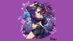 K/DA Akali by Artanu88 HD 4k 6k Wallpaper Background Fan Art Artwork League of Legends lol