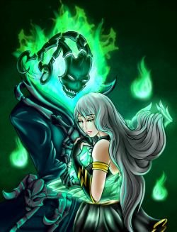Thresh & Ashe by Vanuzza HD Wallpaper Fan Art Artwork League of Legends lol