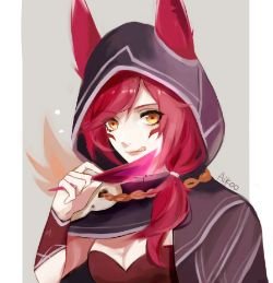 Xayah by Aikoo HD Wallpaper Background Fan Art Artwork League of Legends lol