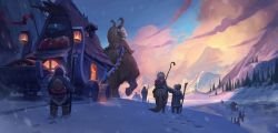 Nunu Lore Willump Rework (3) HD 4k Wallpaper Background Official Art Artwork League of Legends lol