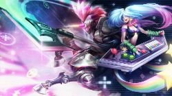 Arcade Hecarim & Sona by iamsointense HD Wallpaper Fan Art Artwork League of Legends lol