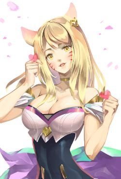 K/DA Ahri by なかしま HD Wallpaper Background Fan Art Artwork League of Legends lol