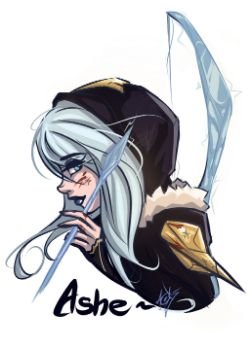 Ashe by ZackArgunov HD Wallpaper Fan Art Artwork League of Legends lol (10)