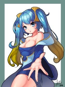 Sona by DDUCK KONG HD Wallpaper Fan Art Artwork League of Legends lol