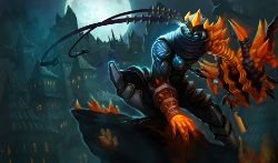 Blight Crystal Varus Splash Art Chinese League of Legends Artwork Wallpaper lol
