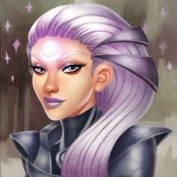 Diana Portrait by ROGUEKELSEY HD Wallpaper Fan Art Artwork League of Legends lol