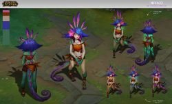 Neeko Concept by Daniel Orive (3) HD Wallpaper Background Official Art Artwork League of Legends lol