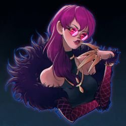 K/DA Evelynn by Arumi-Kun HD Wallpaper Background Fan Art Artwork League of Legends lol
