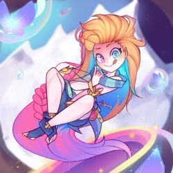 Zoe by mimi HD Wallpaper Background Fan Art Artwork League of Legends lol