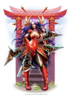 Irelia by Philiera HD Wallpaper Fan Art Artwork League of Legends lol (2)