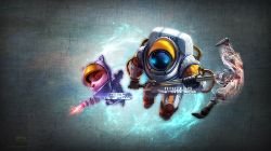 AstroNautilus & Astronaut Teemo by xRazerxD HD Wallpaper Fan Artwork League of Legends lol