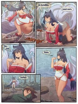 Ahri Adventures Comic (3) by MartyZ-Art HD Wallpaper Background Fan Art Artwork League of Legends lol