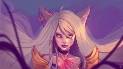 K/DA Ahri by okenart HD Wallpaper Background Fan Art Artwork League of Legends lol