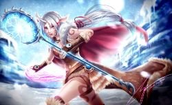 Winter Soraka (Skin Concept) by monkeyyan HD Wallpaper Fan Art Artwork League of Legends lol