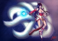 Ahri by Joe. League of Legends Fan Art Artwork Wallpaper lol